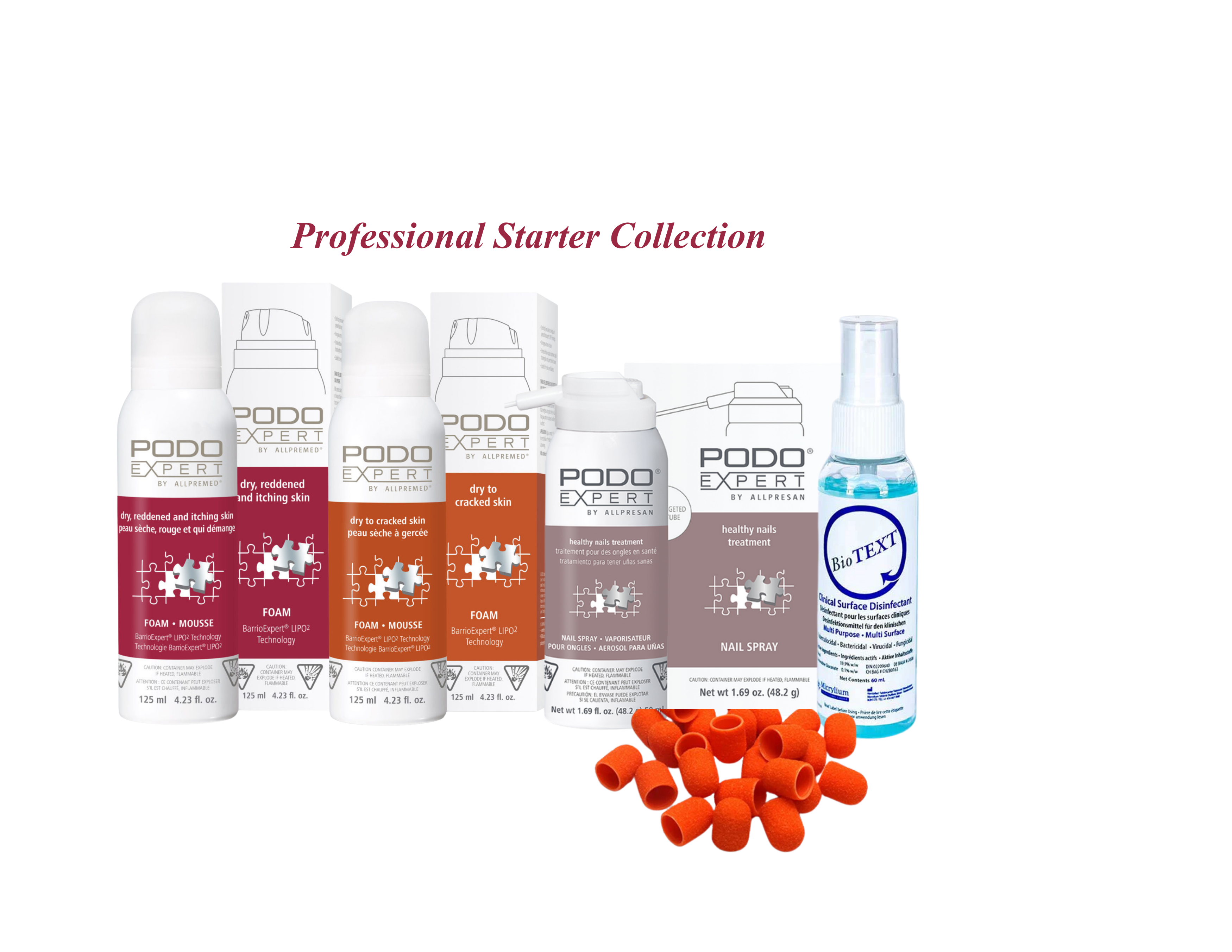 EXTRA VALUE ! - PODOEXPERT Professional Starter Collection – Complete Footcare Clinic Essentials